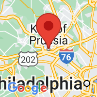 Map of King Of Prussia PA US